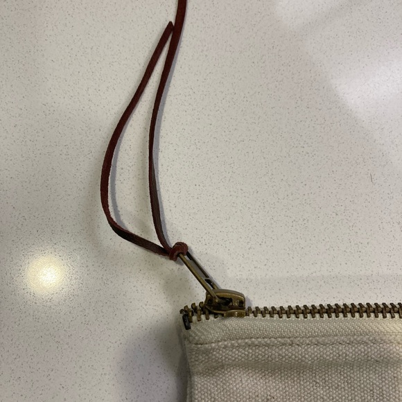 Canvas Zip-up Pouch - Picture 4 of 7